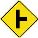 Side Road Sign