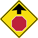 Stop Ahead Sign