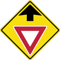 Yield Ahead Sign