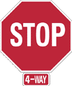 4-Way Stop Sign