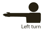 Left Turn - Hand Signal